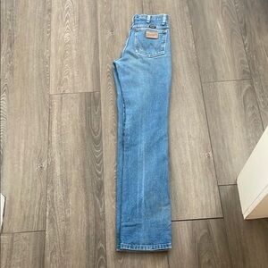 Wrangler Blue Straight Leg Jeans Classic Style